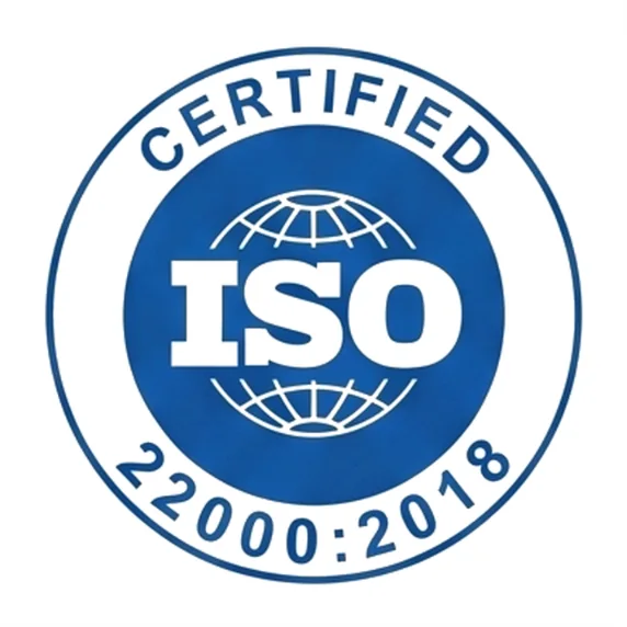 ISO 22000 food safety management logo